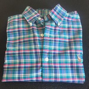 RALPH LAUREN / POLO / MENS SHIRT / Sz MEDIUM / LIGHTWEIGHT COTTON